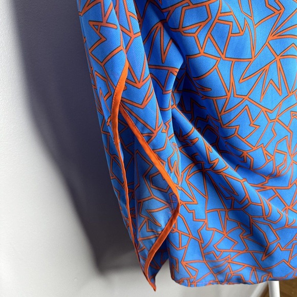 Miss Tina By Tina Knowles XL 16-18 Abstract Geometric Kimono Colorful Vi… - Picture 3 of 6